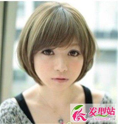 短發(fā)女生流行發(fā)型圖片 染燙波波頭讓你依舊美麗十足