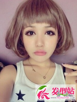 時尚短卷發(fā)圖片推薦 潮流染色更加迷人