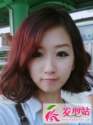 時尚短卷發(fā)圖片推薦 潮流染色更加迷人
