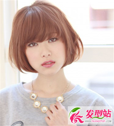 秋季時尚波波頭發(fā)型 立顯可愛小V臉