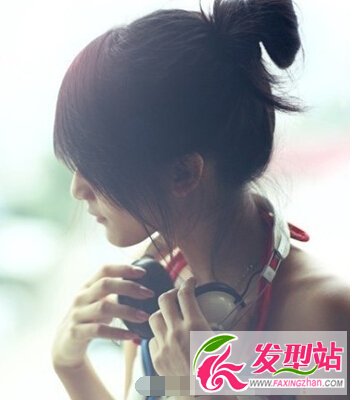 丸子頭扎發(fā)
