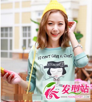 韓式中短發(fā)蛋卷發(fā)發(fā)型