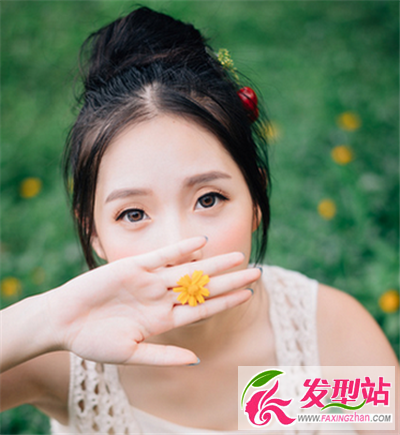 花苞頭造型