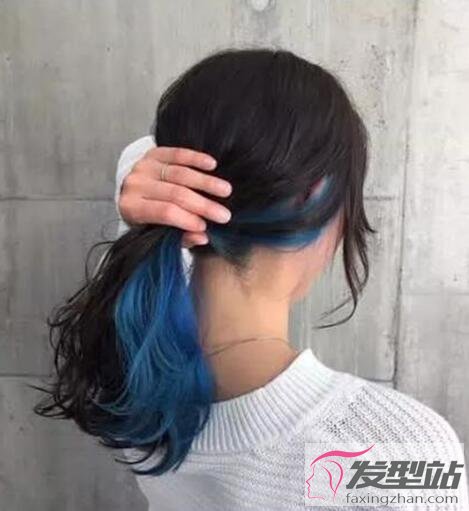 女生隱藏染發(fā)型