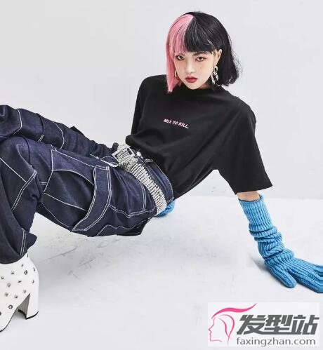 女生對(duì)半染發(fā)型