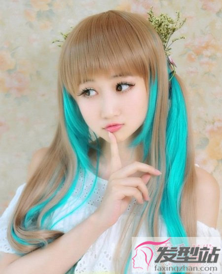 16歲的女孩圓臉長(zhǎng)發(fā)篷松梨花頭發(fā)型 少女梨花頭發(fā)型