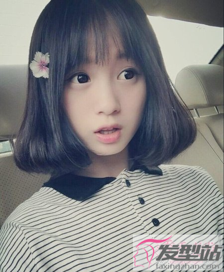 16歲的女孩圓臉長(zhǎng)發(fā)篷松梨花頭發(fā)型 少女梨花頭發(fā)型