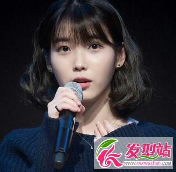 IU李智恩發(fā)型圖片 紅色夠嘻哈運(yùn)動(dòng)